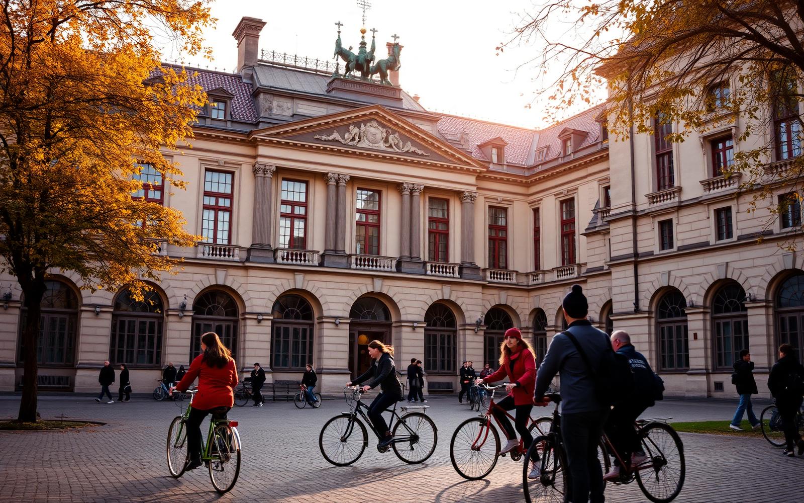 Students studying in Germany