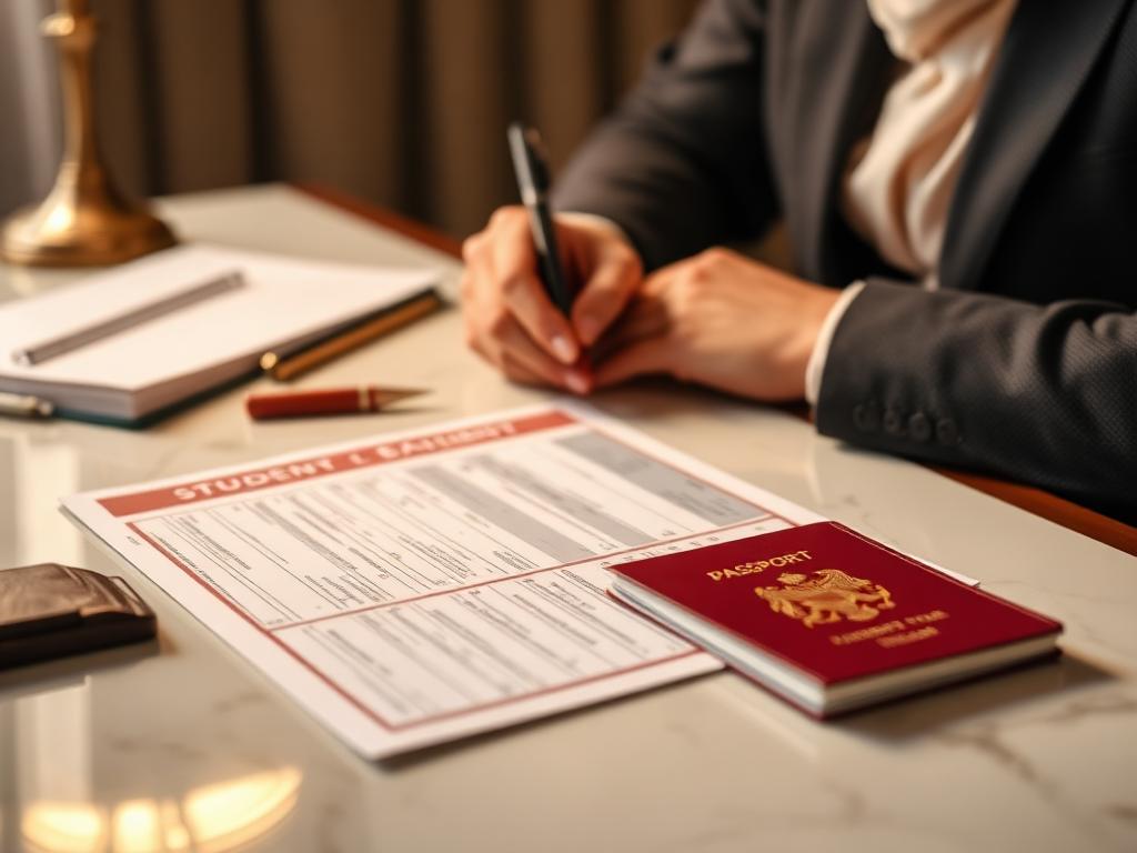 Student visa document support